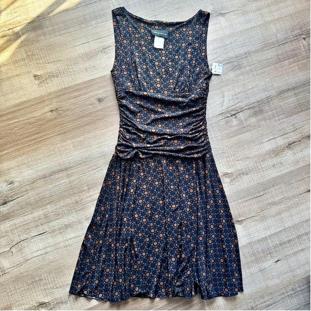 Deadstock 90s Dress Women's Size 8 Fit And Flare Connected Apparel Retro Vintage
